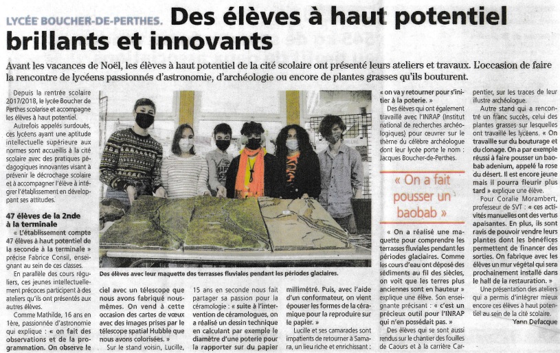 article de presse